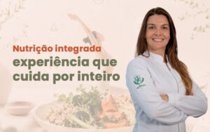 Gabriela Petrini, nutricionista, educadora física e profissional de Pilates, representando sua atuação integrada na área da saúde.